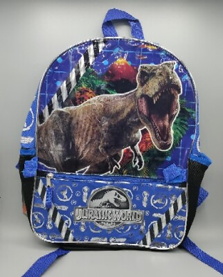 #ad Jurassic World 16quot; Kids T Rex Large Backpack Dinosaur Strap $14.95