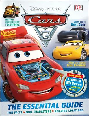 #ad Disney Pixar Cars 3: The Essential Guide hardcover DK $7.37
