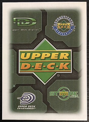 #ad 2003 Upper Deck Online #NNO UD Entertainment Promo Memorabilia Baseball Card $1.95