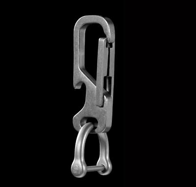 #ad 1PC EDC Titanium Key Chain Multifunctional Carabiner Car Keychain Organizer Gift $17.69