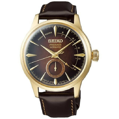 #ad SEIKO Presage SSA392J1 Automatic Limited Watch Cocktail Brown Leather 4R57 $699.00