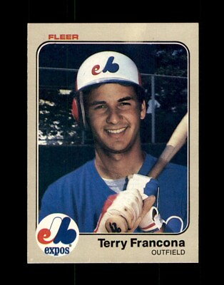 #ad 1983 Fleer SET BREAK #281 Terry Francona $2.99