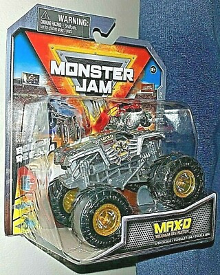 #ad SPIN MASTER 2022 MONSTER JAM MAX D SEE THRU CREW WITH BARREL SERIES 22 NEW HTF $14.99