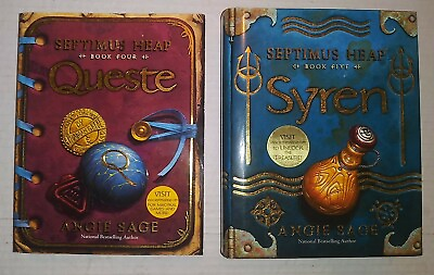 #ad Septimus Heap lot Book 4 5 Angie Sage $8.99