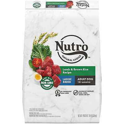 #ad Nutro Lamb amp; Brown Rice Recipe Dry Dog Food for Large Breed Adult Dog 30 Lb Bag $135.98