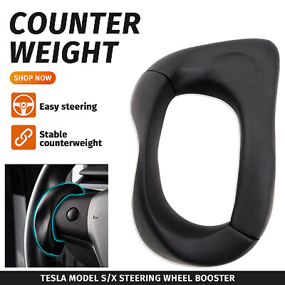 #ad For Tesla Model S X Autopilot FSD Steering Wheel Booster Counterweight Ring $29.98
