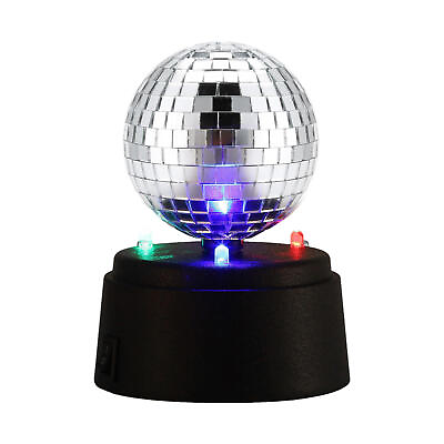#ad Disco Ball Light Dance Parties Battery Powered Disco Ball Decor Stage Light $16.37