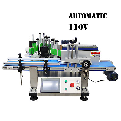 #ad Automatic Round Bottle High Speed Labeling Machine with Desktop Conveyor 110V $2888.62