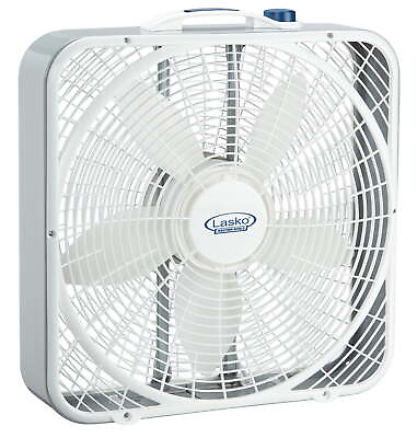 #ad 20quot; Lightweight Weather Shield Performance Box Fan with 3 Speeds Carry Handle US $68.48