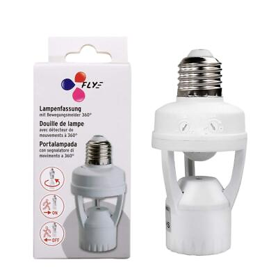 #ad Motion Sensor Light SocketPIR Motion Detector Screw Bulb AdapterAuto E26 E2... $20.19