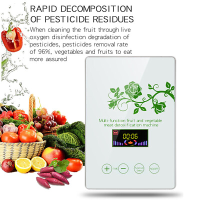 #ad 600mg h Air Purifier Ozone Generator Fruit Veg Meat Food Cleaner Sterilizer Safe $38.90