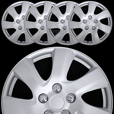 #ad 4 fits Toyota Camry 2010 2011 L LE 16quot; Wheel Covers Full Hub Caps fit Steel Rim $49.99