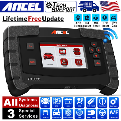 #ad Automotive All System Diagnostic Scanner OBD2 Car Code Reader Scan Tool ABS SRS $139.00