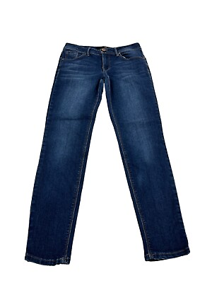 #ad 1822 Denim Adrianna Womens Blue Denim Ankle Jeans 6 $19.99