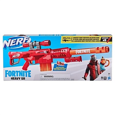 #ad Hasbro HSBF0928 Nerf Fortnite Heavy SR Blasted Toys Pack of 4 $126.32