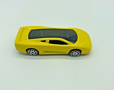 #ad Maisto Jaguar XJ220 1:64 Diecast Car Yellow $10.00