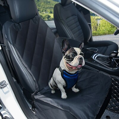 Waterproof Pet Dog Front Seat Cover For Cars Non Slip Rubber Backing Seat Anchor $23.99