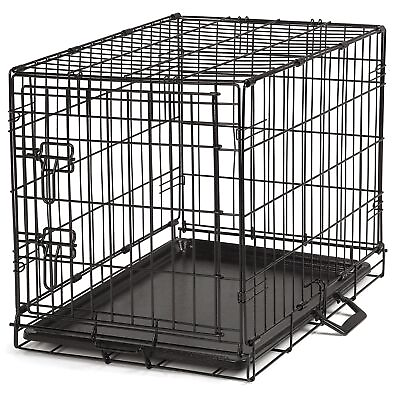 #ad Select Secure Pet Cage for Extra Small Dogs Black Removable Floor Tray $50.92
