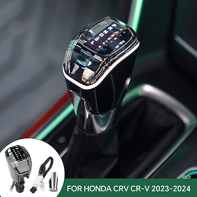 #ad 1Pc Crystal Central Console Gear Shift Knob Trim Fit For 23 24 Honda CRV Upgrade $114.71