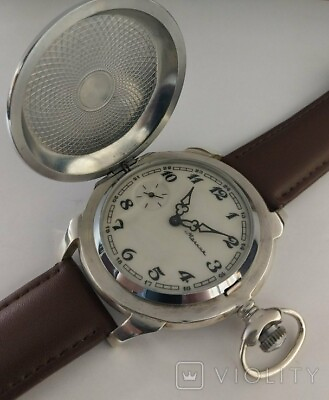 #ad Vintage Pocket Watch Molniya Mechanical Wrist Russian Soviet Rare Old 3602 20th $299.00