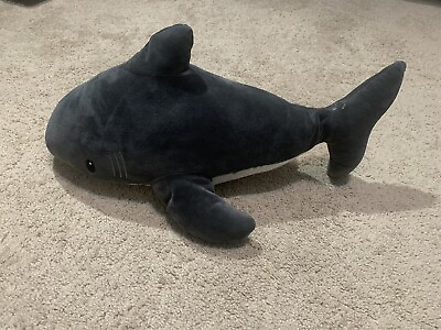 #ad Shark Plush Gray 21 Inch Soft Kids Stuffed Animal Toy $12.99