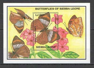 #ad A0960 SIERRA LEONE BUTTERFLIES OF SIERRA LEONE FLORA amp; FAUNA 1BL MNH $1.50