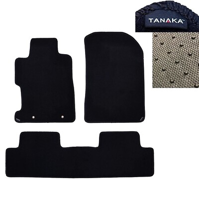 #ad Tanaka Custom Premium Nylon Thick Black Carpet Floor Mats For 2006 2011 CIVIC $31.88