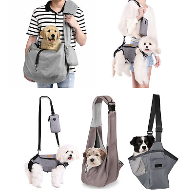 Pet Dog Sling Carrier Shoulder Bag amp; Support Lift Harnesses Messenger Adjustable $25.99
