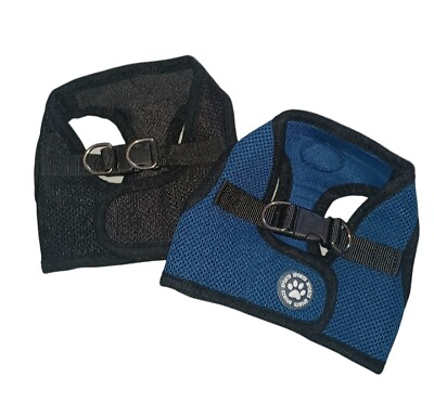 #ad Puppy Dog Harnesses 1 Blue amp; 1 Black Size Small 2 for $12.00 $12.00