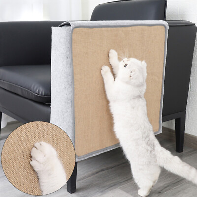 #ad Pet Kitten Sisal Scratcher Cats Scratching Post Board Mat Sofa Bed Board Mat Toy $24.83