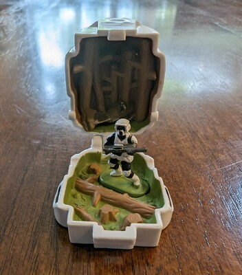 #ad 1996 Micro machines Star Wars Storm Trooper Head With Figure $9.99