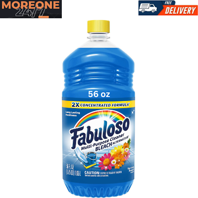 #ad Fabuloso Multi Purpose Cleaner 2X Concentrated Formula Spring Fresh Scent 56 oz $18.36
