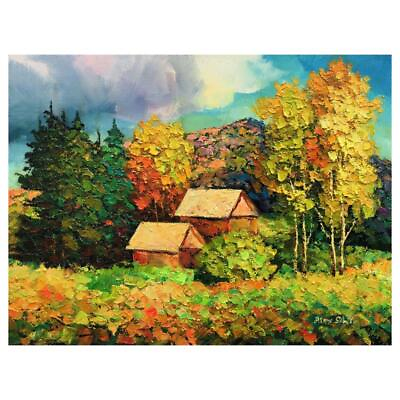 #ad Antanenka quot;Autumn Lives Herequot; Hand Signed Original Painting Canvas COA $1575.00