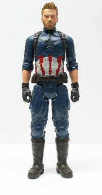 #ad Marvel Avengers Infinity War Titan Hero Series CAPTAIN AMERICA 12 Inch Figure $11.19