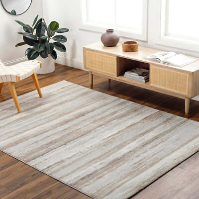 #ad Area Rugs 8x10 Modern Living Room 5x7 Bedroom Carpet Ermerveen Brown Rug $208.00