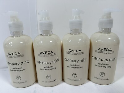 #ad Aveda Rosemary Mint weightless conditioner 4 Pack Of 8.5oz Pump Bottles $49.99