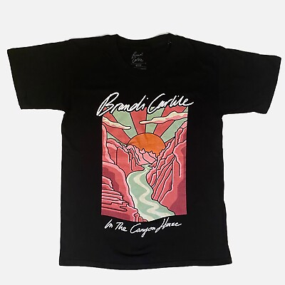 #ad Brandi Carlile In The Canyon Haze T Shirt Black Cotton Folk Rock Music Women’s S $21.99