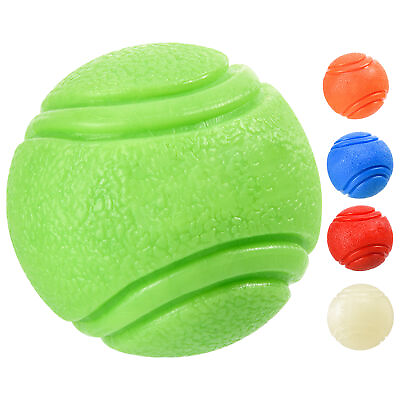#ad Solid Dog Toy Ball Chew Toy Tooth Cleaning Ball Training Ball for Pet Puppy Cat $9.19