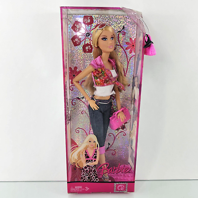 #ad Barbie amp; Friends Fashion Fever Doll #4 Summer Tank Top Pink Floral L9541 NEW $47.99