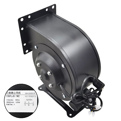 #ad Small Power Frequency Centrifugal Fan Centrifugal Blower 110V 120W $67.68