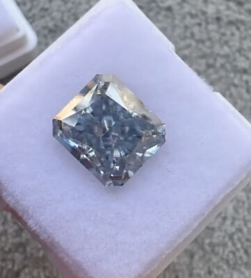 #ad Certified Blue Diamond radiant Cut 2 CT Natural VVS1 D Grade Loose Gemstone $56.00