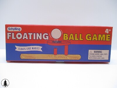 #ad Schilling Floating Ball Game Retro Wooden Toy Balance Pipe Classic Traditional $9.00