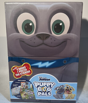 #ad Disney Junior Puppy Dog Pals Includes 2 Books 4 Sticker Sheets and A Poster $19.99
