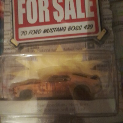 #ad 2007 Jada Toys 1970 FORD MUSTANG BOSS 429 “FOR SALE” 1:64 Scale Die Cast New $12.00