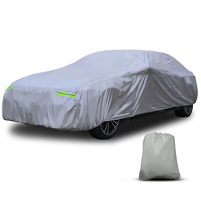 #ad Universal for Car Cover Waterproof All Weather Fit Sedan Length 190quot; 200quot; $25.73