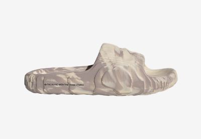#ad adidas Originals Adilette 22 Slides Beige Sandal Men#x27;s 8 14 New Foam Comfy $64.99