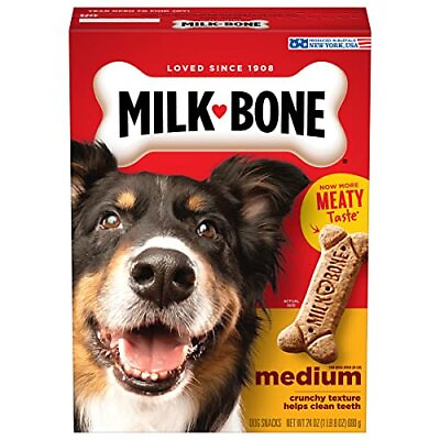 #ad Milk Bone Original Dog Treats Biscuits for Medium Dogs 24 Ounce $4.39