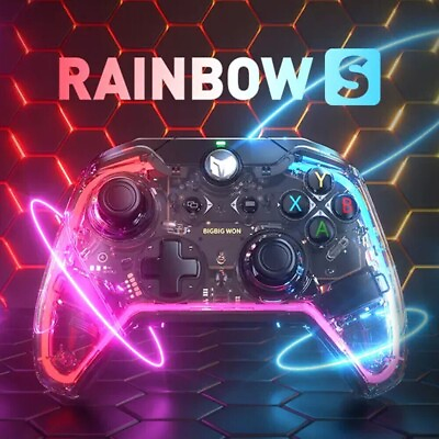 #ad BIGBIG WON RAINBOW S Wired Game Controller for Switch Win10 amp; 11 $24.99