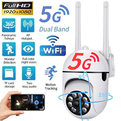 #ad Wireless 5G WiFi Security Camera System Outdoor Home Night Vision 1080P HD Cam $16.98