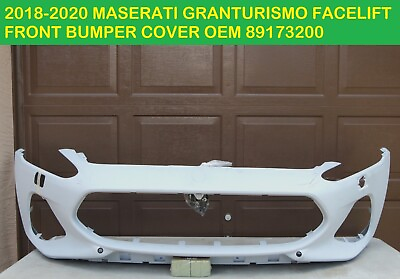#ad ✅ 2017 2019 Maserati GranTurismo Front Bumper Cover OEM Factory 89173200 Facelif $1599.20
